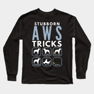 Stubborn American Water Spaniel Tricks - Dog Training Long Sleeve T-Shirt